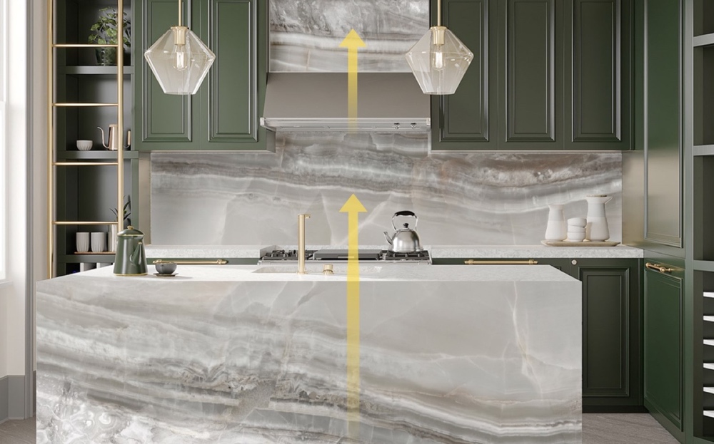 kitchen setting Pompano Beach bioquartz